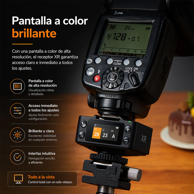 Receptor Inalámbrico TTL Godox XR para Canon y Nikon