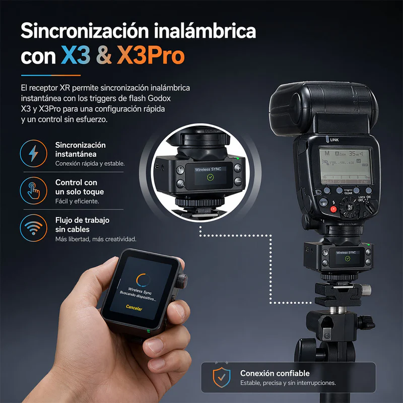 Receptor Inalámbrico TTL Godox XRS para Sony
