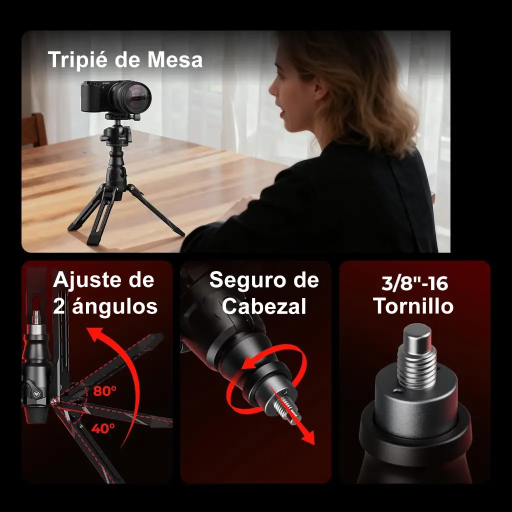 Monopié de Fibra de Carbón SmallRig 5564 c/Cabeza de Bola 