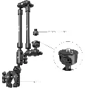 Brazo Mágico de Escritorio SmallRig 4766 con Pinza Tipo Cangrejo para Cámara/SmartPhone