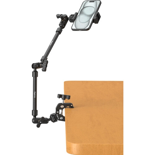 Brazo Mágico de Escritorio SmallRig 4766 con Pinza Tipo Cangrejo para Cámara/SmartPhone