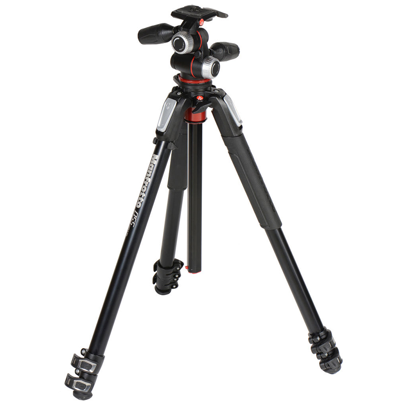 Tripié Manfrotto MT055XPRO3 con Cabeza MHXPRO-3W
