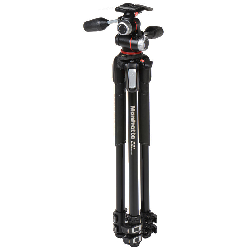 Tripié Manfrotto MK190XPRO3 con Cabeza MHXPRO-3W
