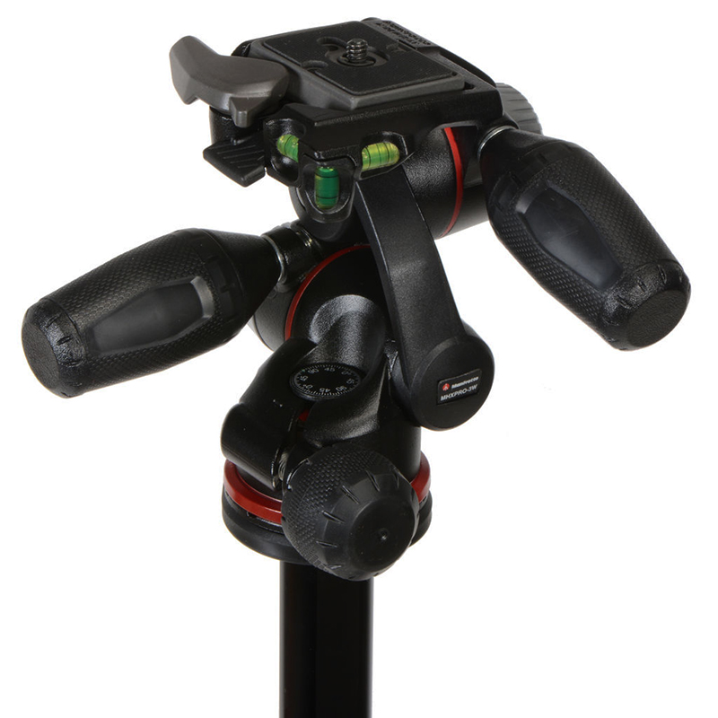 Tripié Manfrotto MK190XPRO3 con Cabeza MHXPRO-3W