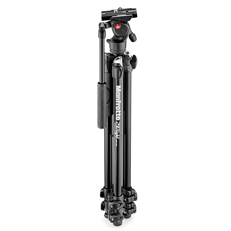 Tripié Manfrotto MT290LTA3 con Cabeza de Video BeFree Live MVH400AH (MK290LTA3-V)