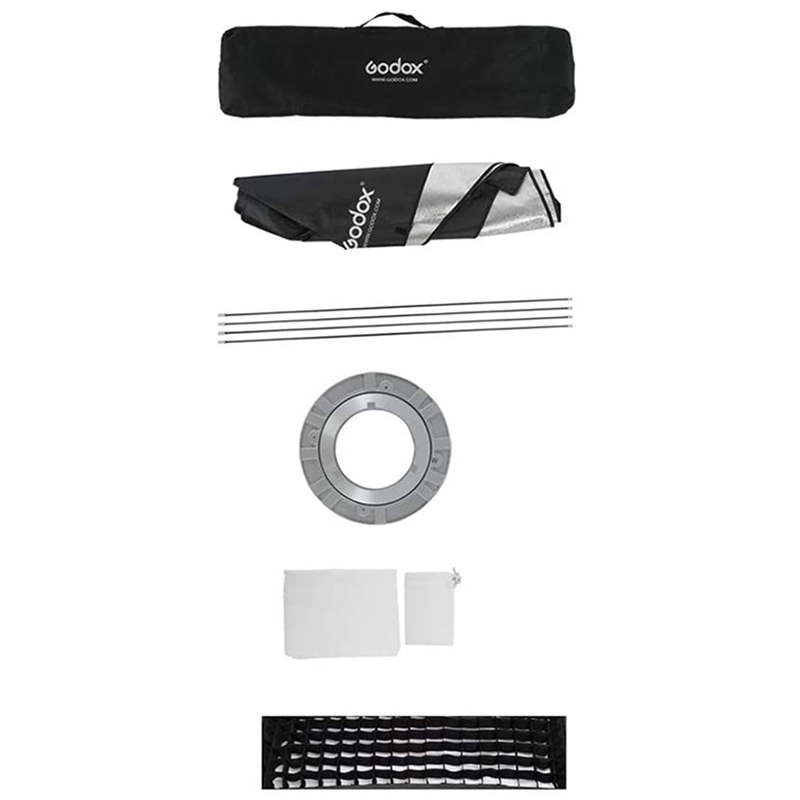 Caja Suavizadora Godox 70x100cms. con Grid (Bowens) SBFW70100