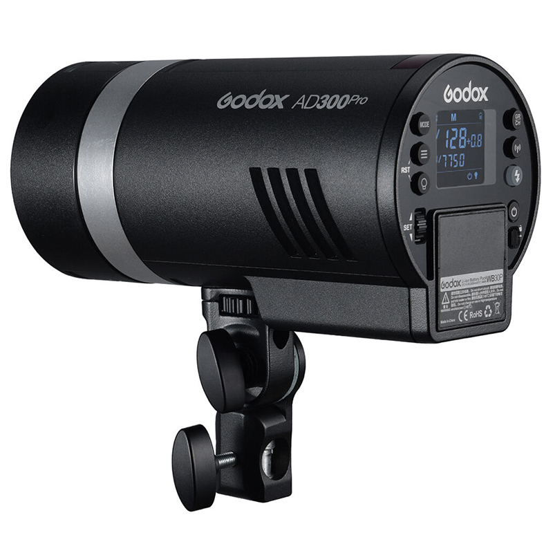 Kit de 2 Flash AD300PRO + 1 Softbox AD-S60S + 2 Sombrilla UBLO85T + 2 Soporte para Flash AD-E2 + 2 Cargador + 2 Batería W30P + 1 BackPack CB-20