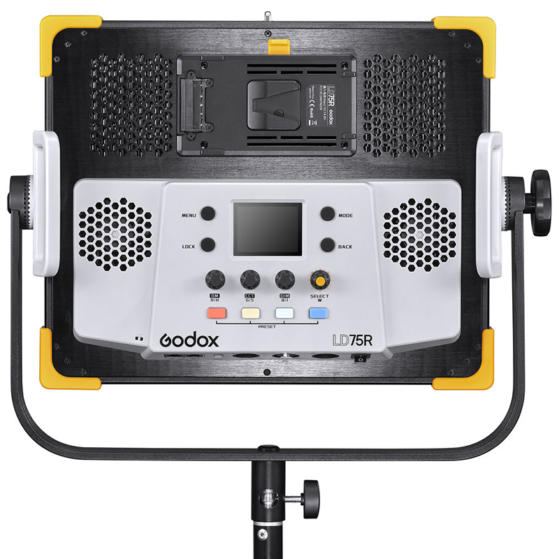 Lámpara Godox LED 75R con Aletas y Adaptador de Corriente