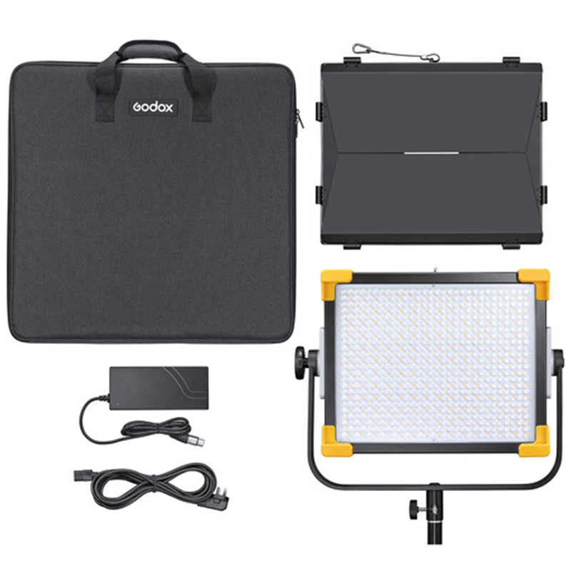 Lámpara Godox LED 75R con Aletas y Adaptador de Corriente