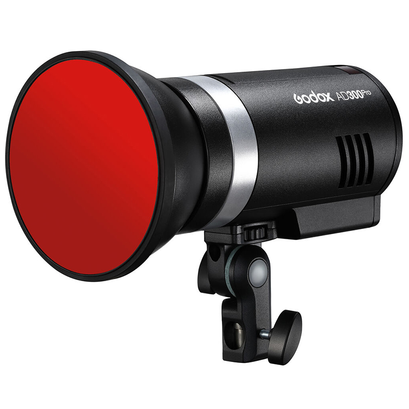 Reflector Estándar 12 cm. Godox con Grid y 4 Filtros de Color y 1 Difusor para Witstro AD300Pro/AD400Pro