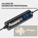 Micrófono Lavalier Alámbrico de Solapa Maono AU-100