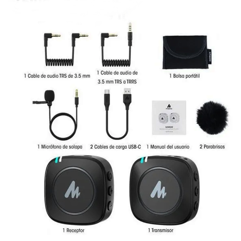 Micrófono Lavalier Inalámbrico Maono AU-WM820
