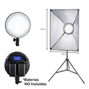 Kit de 2 Lámparas 128 Led Vanta FX-YPD6 con Compartimiento para 2 Baterías Tipo NP-F550/F750/F950