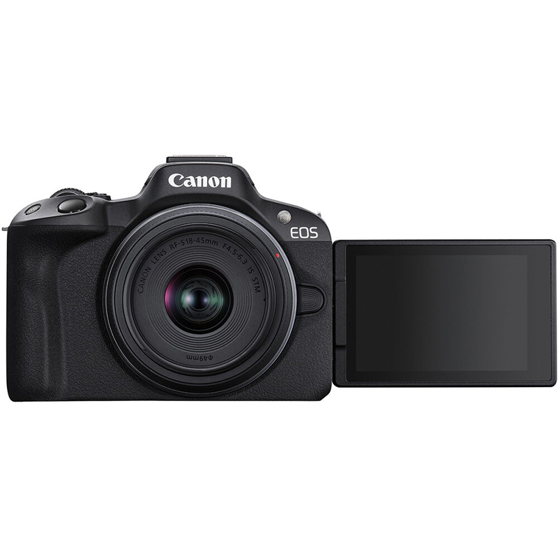 Cámara Canon EOS R50 c/RF-s 18-45mm f/4.5-6.3 IS STM + RF-s 55-210mm f/5-7.1 IS STM