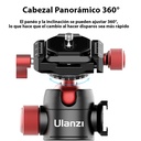 Cabezal de Bola Panorámico VLOG U-70 Ulanzi