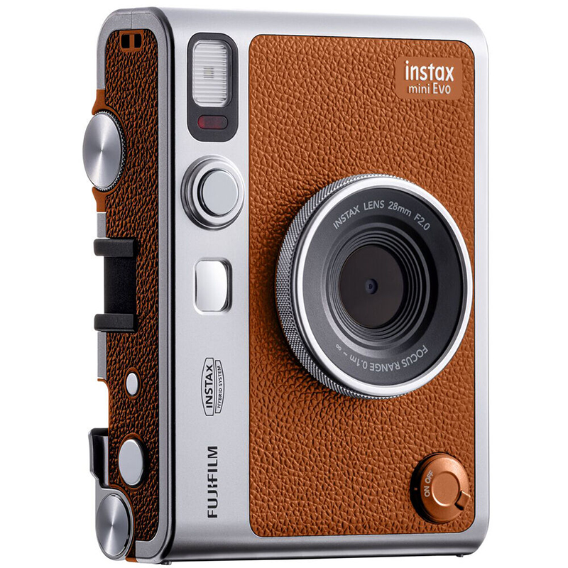 Cámara FujiFilm Instax Mini EVO (Café)