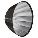 Caja Suavizadora Parabólica Godox 120cm. Armado Rápido (Bowens) QRP120G con Grid