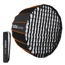 Caja Suavizadora Parabólica Godox 120cm. Armado Rápido (Bowens) QRP120G con Grid