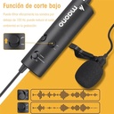 Micrófono Lavalier Alámbrico de Solapa Multipropósito Maono AU-103