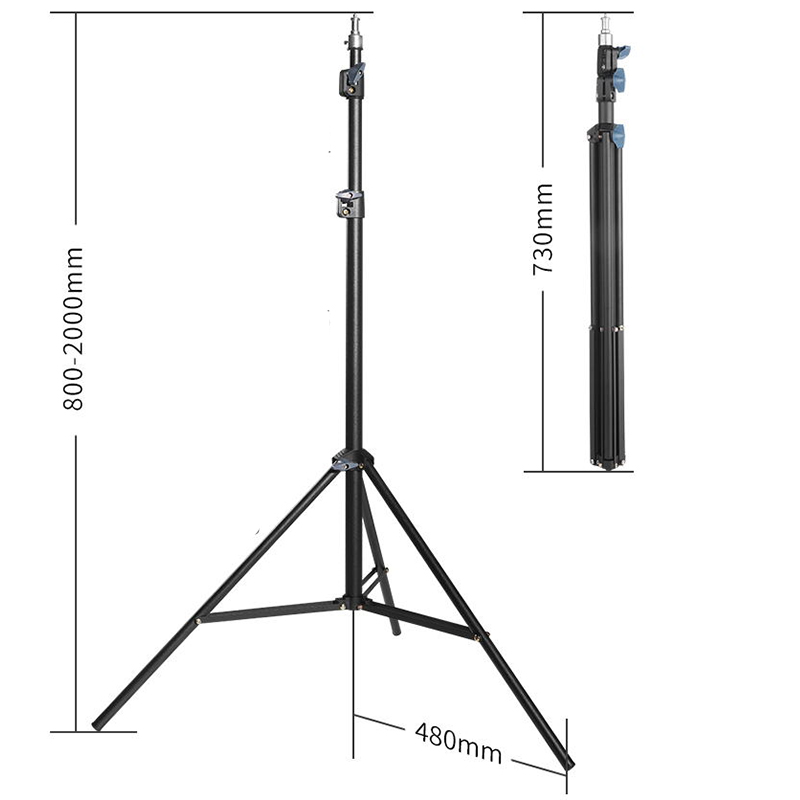 Tripié NiceFoto LS-200A para Unidad de Iluminación 2 mt.