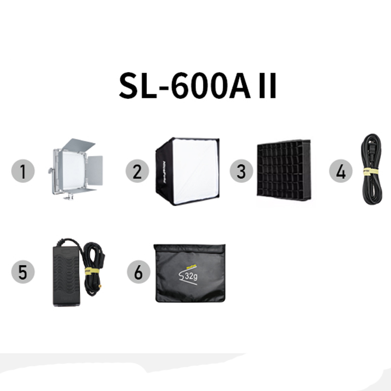 Lámpara Led de Video NiceFoto SL-600A II