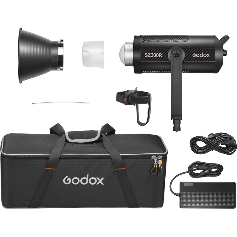 Lámpara Led Spotlight RGB con Zoom Godox SZ300R