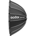 Caja Suavizadora Parabólica Compacta Godox 120 cm. Armado Rápido (Bowens) QRP120T