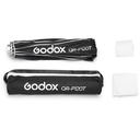 Caja Suavizadora Parabólica Compacta Godox 120 cm. Armado Rápido (Bowens) QRP120T