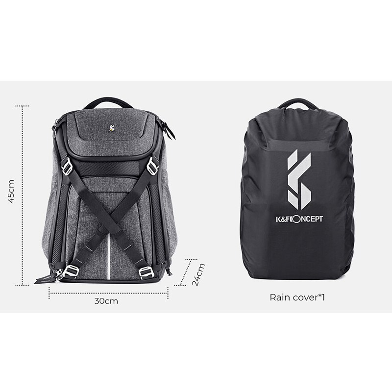 BackPack K&F Concept Alpha 25L Gris (KF13.105)