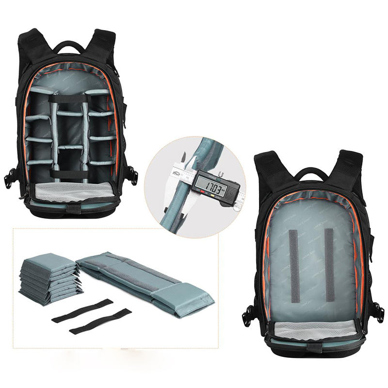 BackPack K&F Concept Travel 25L Verde/Negra (KF13.119)