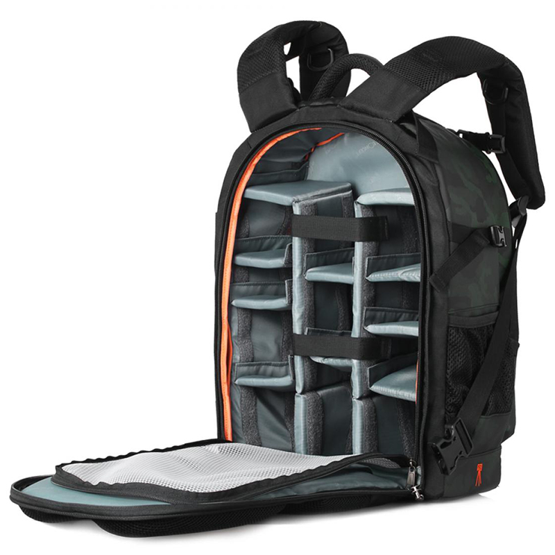 BackPack K&F Concept Travel 25L Verde/Negra (KF13.119)