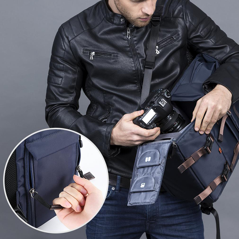 BackPack K&F Concept Beta Zip 20L Azul Profundo (KF13.087)