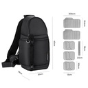 Slingbag K&F Concept 10L Negra (KF13.141)