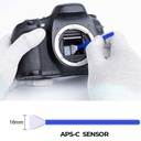 Kit de Limpieza para Sensor APS-C c/10 Hisopos 16mm K&F Concept (1616)