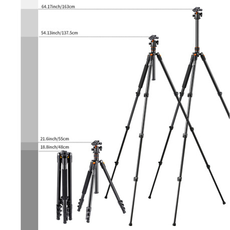 Tripié K&F Concept SA234+KF-28 c/Cabeza de Bola (KF09.080V1)