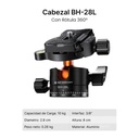 Tripié/Monopié K&F Concept K254A3+BH-28L c/Cabeza de Bola (KF09.089V1)