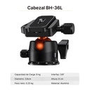 Tripié Compacto K&F Concept K234A0 + Cabeza de Bola BH-36 c/Soporte para Celular (KF09.101V1)