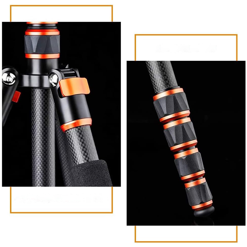 Tripié/Monopié Fibra de Carbón K&F Concept CC225C0+BH-25 c/Cabeza de Bola (KF09.077V3)