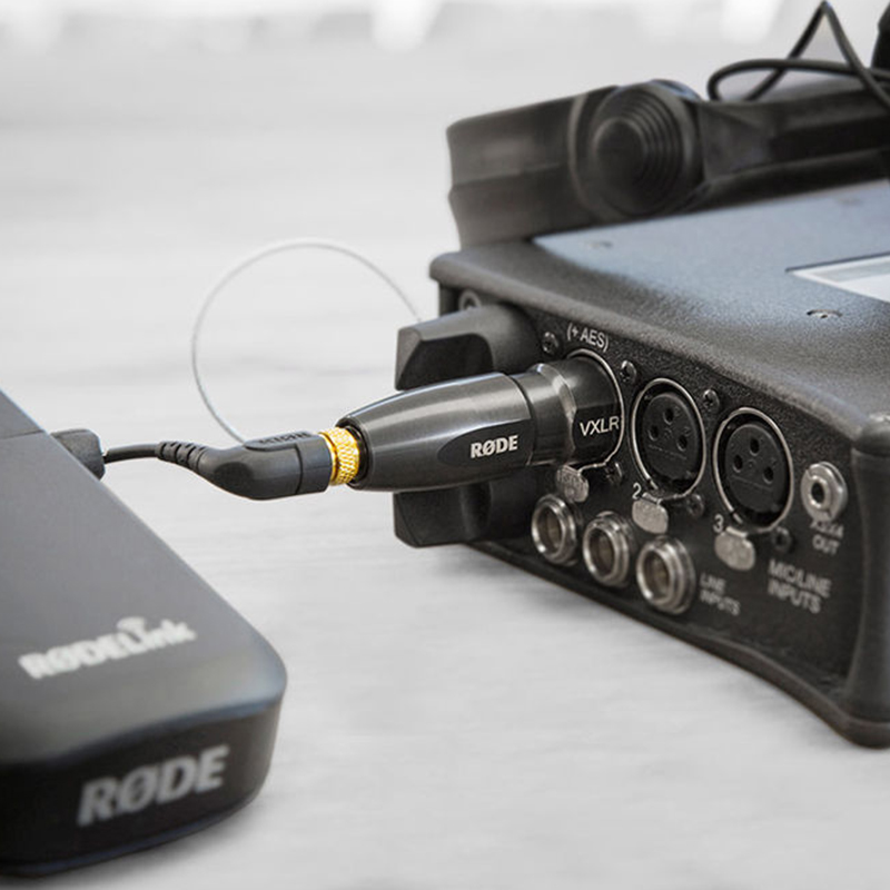 Adaptador RODE VXLR+ de Mini-Jack de 3.5mm. a XLR con Convertidor de Alimentación