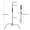 Kit GVM Tripié C-Stand con Brazo Boom C-360
