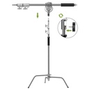 Kit GVM Tripié C-Stand con Brazo Boom C-360