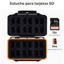Estuche Anti-Shock para Memorias SD/Micro SD K&F Concept (KF31.106)