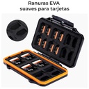 Estuche Anti-Shock para Memorias SD/Micro SD K&F Concept (KF31.106)