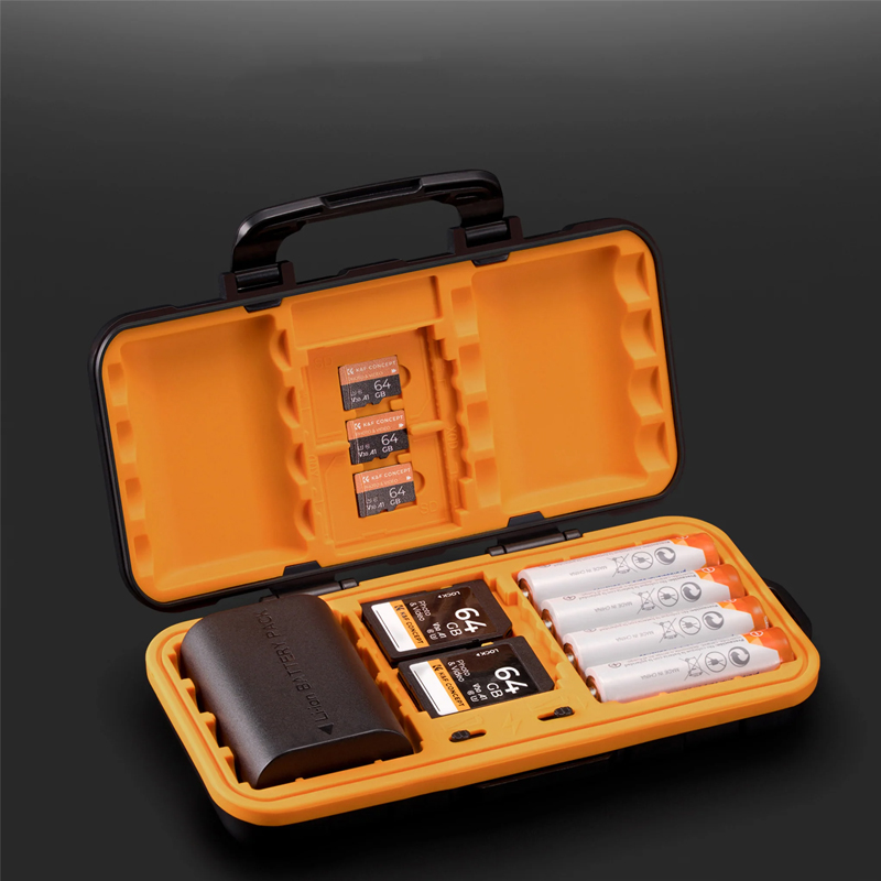 Estuche Anti-Shock para Baterías y Memorias SD/CF/XQD/SIM K&F Concept (KF31.079)