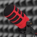 Filtro Pop Premiun RODE WS14 para PODMIC/PODMIC USB (Rojo)