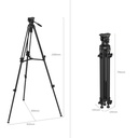 Tripié SmallRig 4684 para Video AD-50Lite de Aleación de Aluminio
