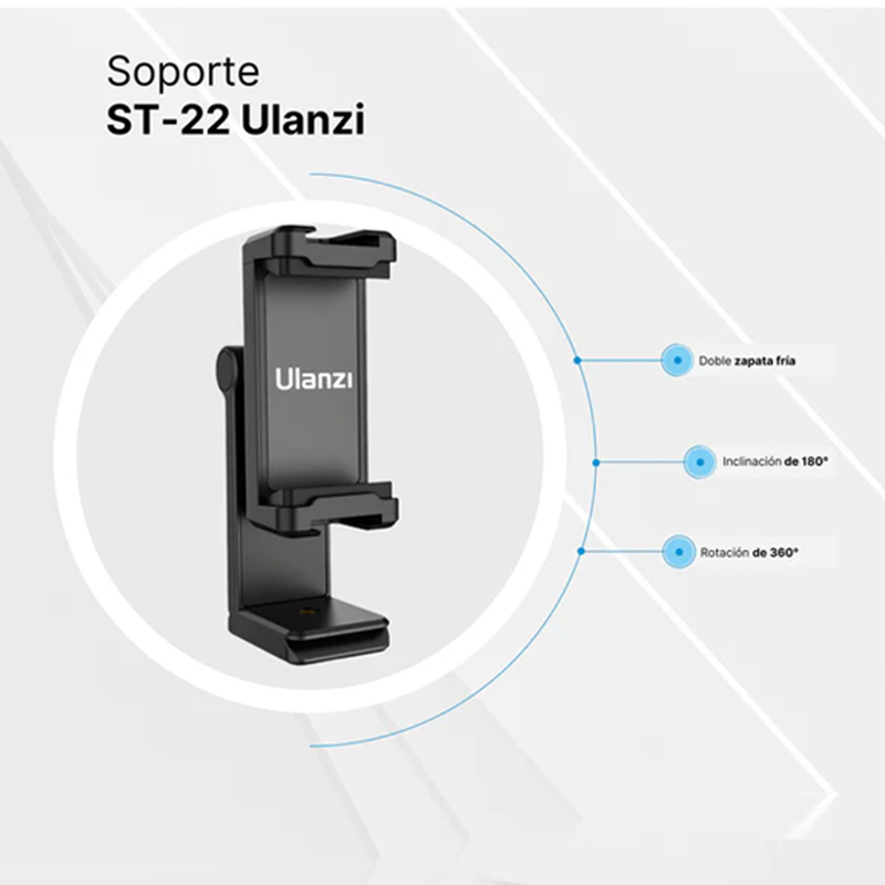 Soporte para SmartPhone de Zapata Doble Ulanzi ST-22