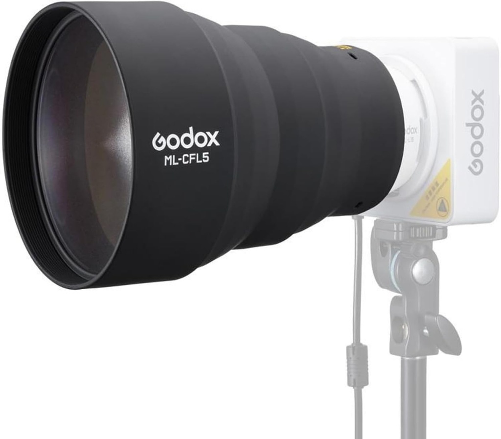 Lente Fresnel de Silicón Colapsible Godox ML-CFL5 para Lámpara LED Serie ML