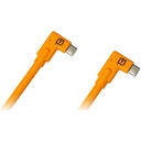 Cable USB-C a USB-C Dual Right Angle Tether Tools CUC15RT2RT-ORG