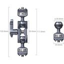 Brazo Mágico Ajustable para Monitor con Doble Cabezal SmallRig 3873